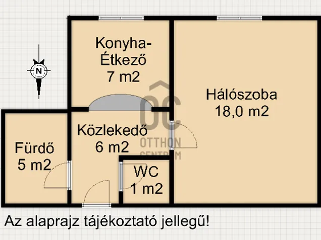 Eladó lakás Nagykanizsa, Belváros 37 nm