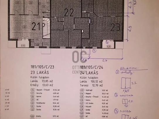 Eladó lakás Teskánd 74 nm