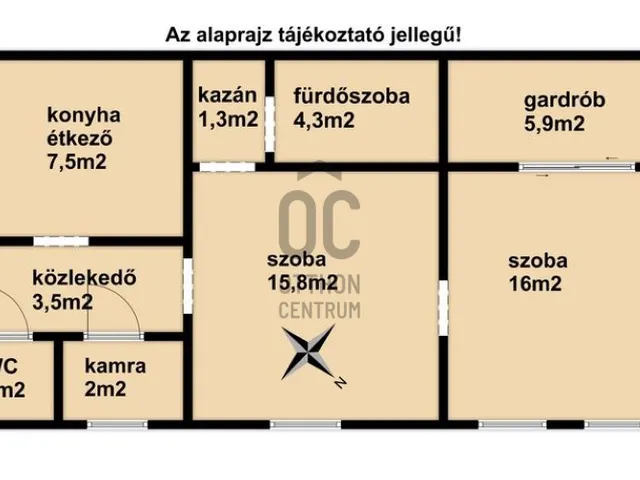 Eladó ház Bázakerettye 57 nm