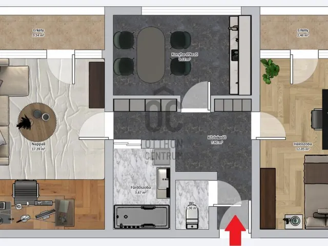 Eladó lakás Nagykanizsa 53 nm