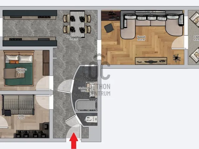 Eladó lakás Nagykanizsa 67 nm