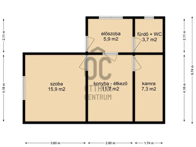 Eladó ház Zalaegerszeg, Ságod 45 nm