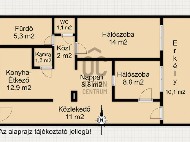 Eladó lakás Letenye 70 nm