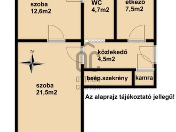 Eladó lakás Nagykanizsa 54 nm