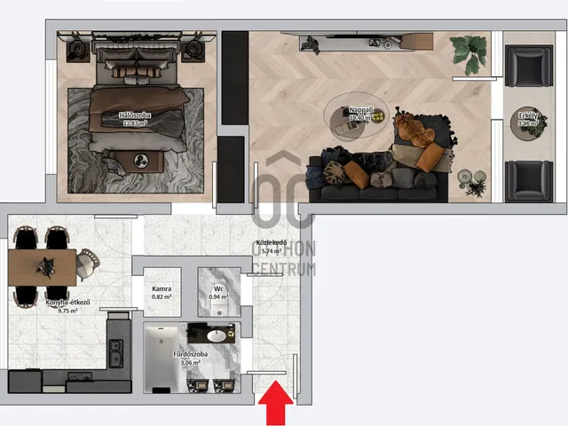 Eladó lakás Nagykanizsa 54 nm