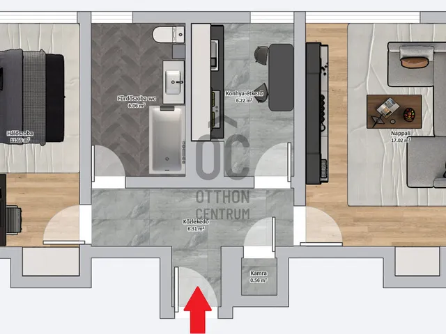 Eladó lakás Nagykanizsa 47 nm
