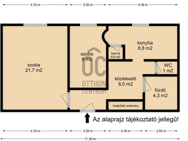 Eladó lakás Nagykanizsa 54 nm