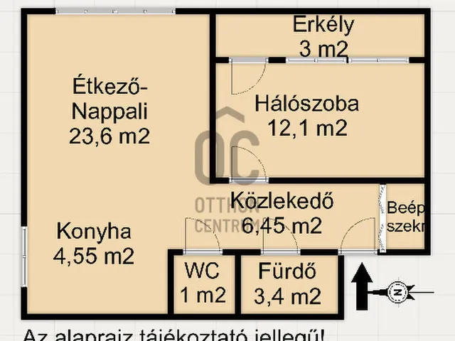 Eladó lakás Nagykanizsa 51 nm
