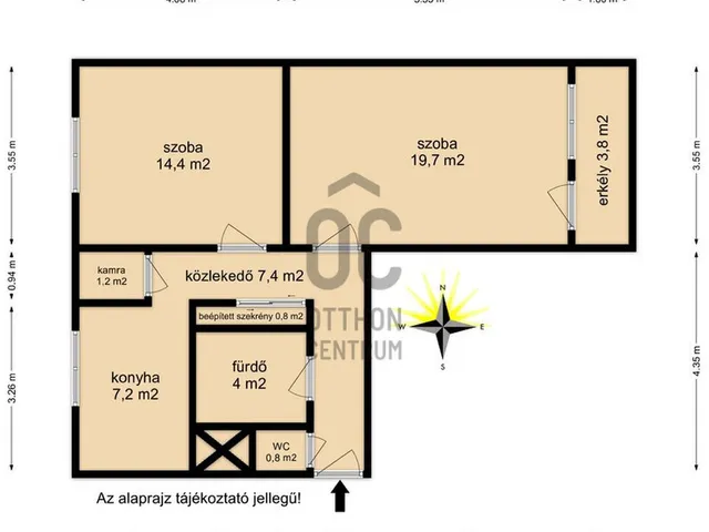 Eladó lakás Zalaegerszeg, Kertváros 57 nm