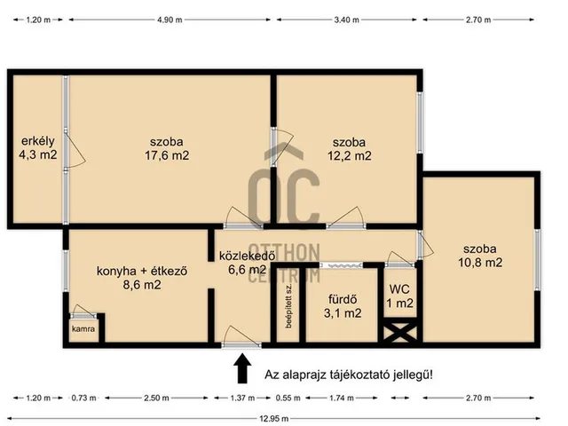 Eladó lakás Nagykanizsa 62 nm