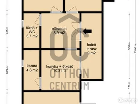 Eladó ház Németfalu 54 nm