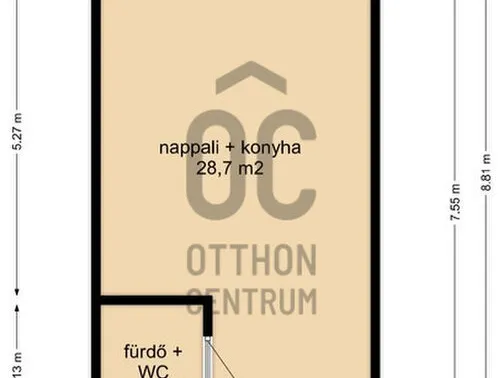 Eladó lakás Nagykanizsa 32 nm
