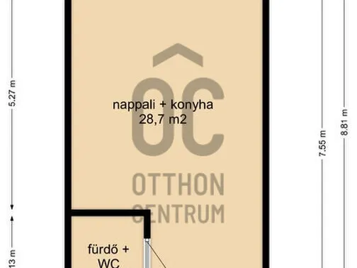 Eladó lakás Nagykanizsa 32 nm