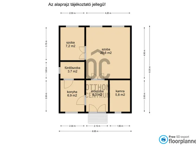 Eladó ház Nagykanizsa 51 nm