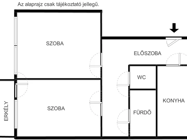 Eladó lakás Budapest X. kerület, Újhegy 54 nm