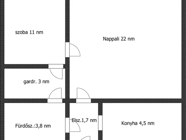 Eladó lakás Budapest XXI. kerület, Szabótelep 46 nm