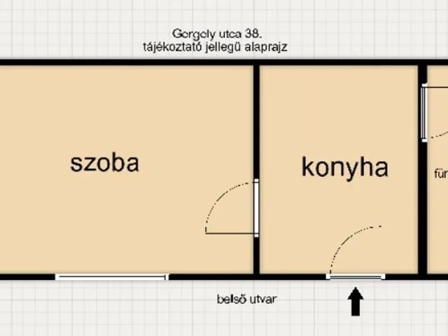 Eladó lakás Budapest X. kerület, Óhegy 30 nm
