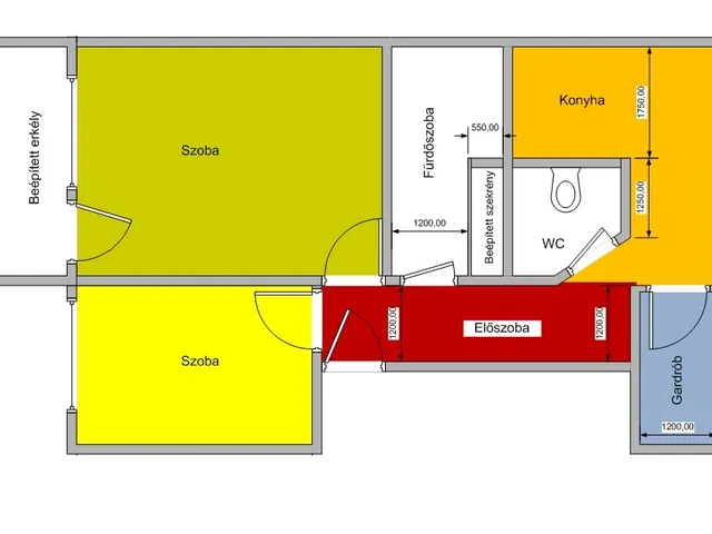 Kiadó lakás Székesfehérvár, Belváros 55 nm