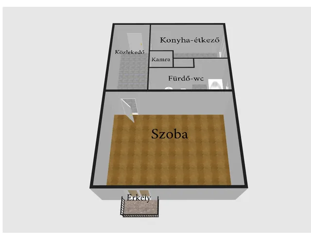 Eladó lakás Székesfehérvár, Belváros 39 nm