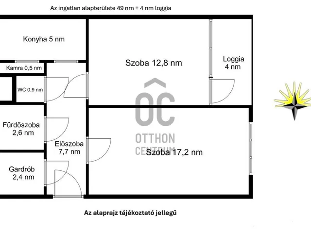 Eladó lakás Budapest III. kerület, Óbuda 49 nm