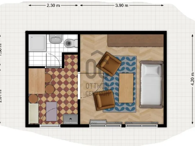 Eladó lakás Budapest IV. kerület, Újpest 27 nm