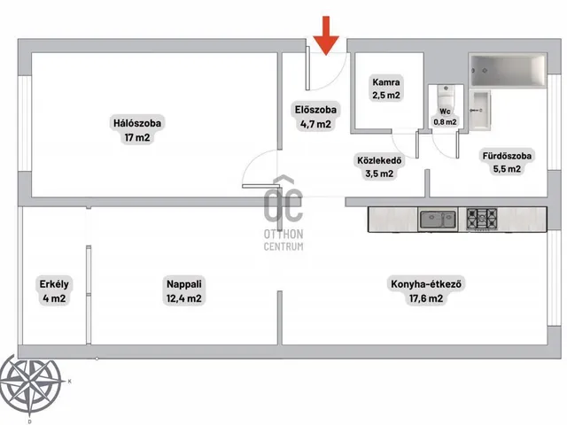 Eladó lakás Budapest III. kerület, Óbuda 65 nm