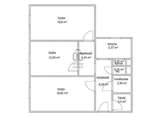 Eladó lakás Budapest III. kerület, Óbuda 68 nm