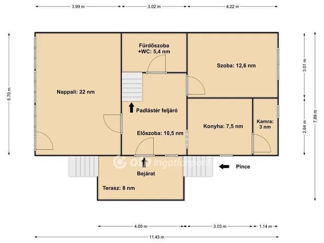 Eladó ház Érd 65 nm