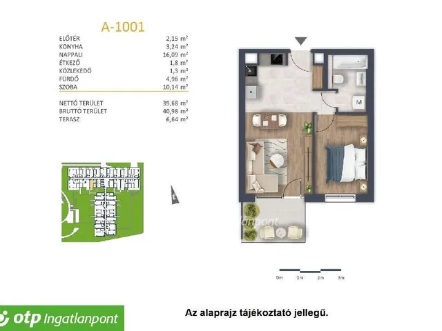 Eladó lakás Budapest XI. kerület 40 nm