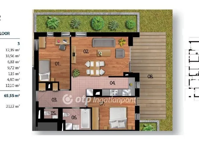 Eladó lakás Budapest XI. kerület 65 nm