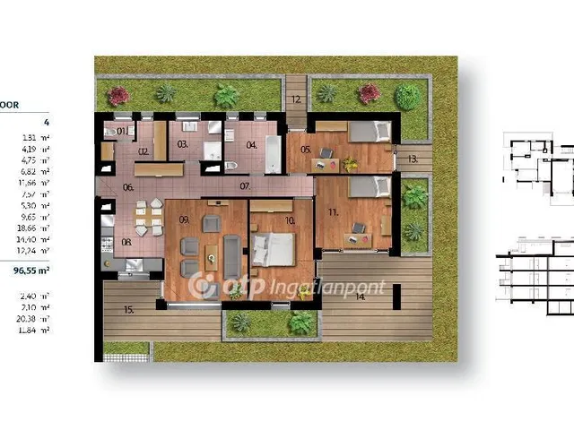 Eladó lakás Budapest XI. kerület 96 nm