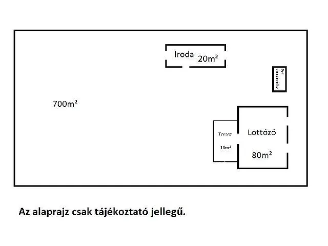 Kiadó kereskedelmi és ipari ingatlan Budapest XXI. kerület, Háros 100 nm