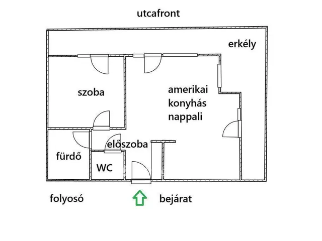 Eladó lakás Budapest XI. kerület 48 nm