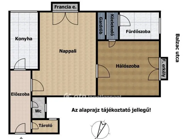 Eladó lakás Budapest XIII. kerület 58 nm