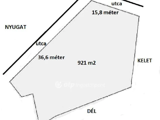 Eladó telek Solymár 921 nm