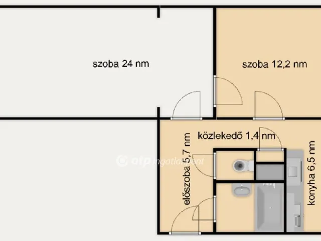 Eladó lakás Tatabánya 53 nm