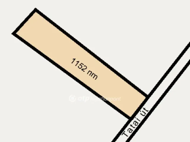 Eladó telek Dunaalmás 1152 nm