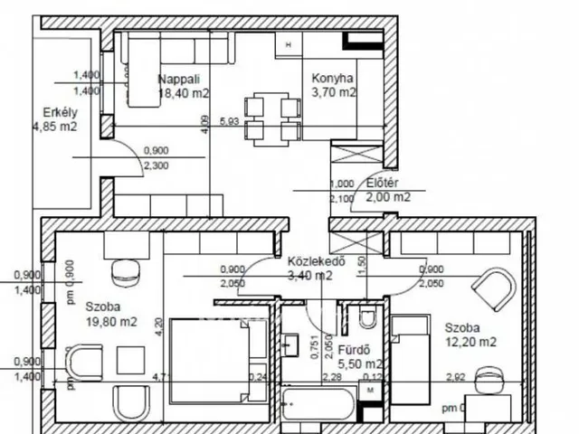 Eladó lakás Bicske 65 nm