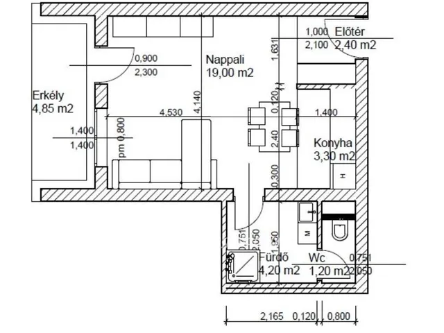 Eladó lakás Bicske 30 nm