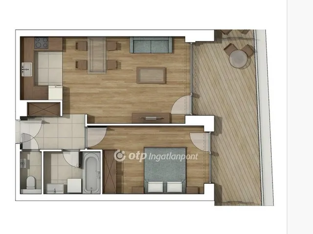 Eladó lakás Budapest XI. kerület, Albertfalva 56 nm