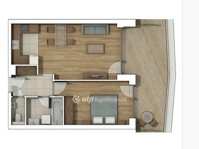 Eladó lakás Budapest XI. kerület, Albertfalva 55 nm