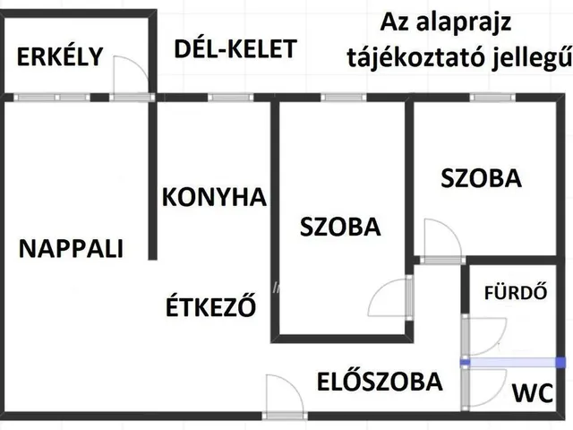 Eladó lakás Budapest XI. kerület, Gazdagrét 54 nm