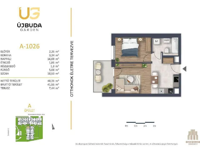 Eladó lakás Budapest XI. kerület, Albertfalva 41 nm