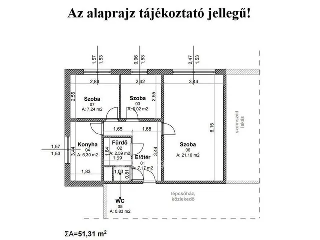 Eladó lakás Budapest XI. kerület 51 nm
