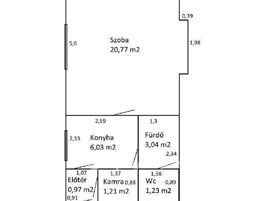 Eladó lakás Budapest X. kerület 33 nm