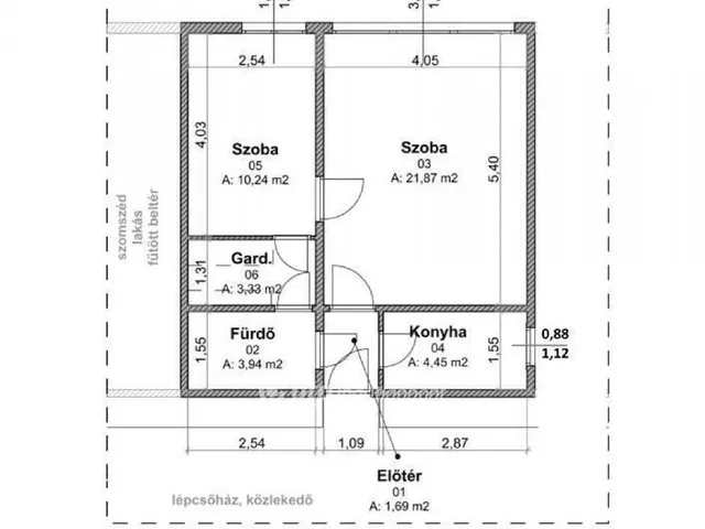 Eladó lakás Budapest XXI. kerület 46 nm