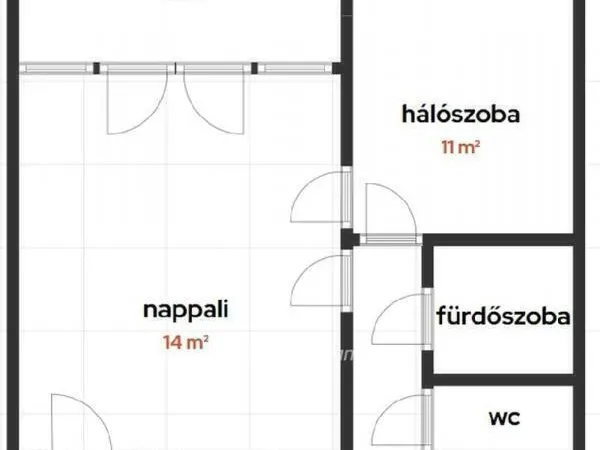 Eladó lakás Budapest XI. kerület, Őrmező 49 nm