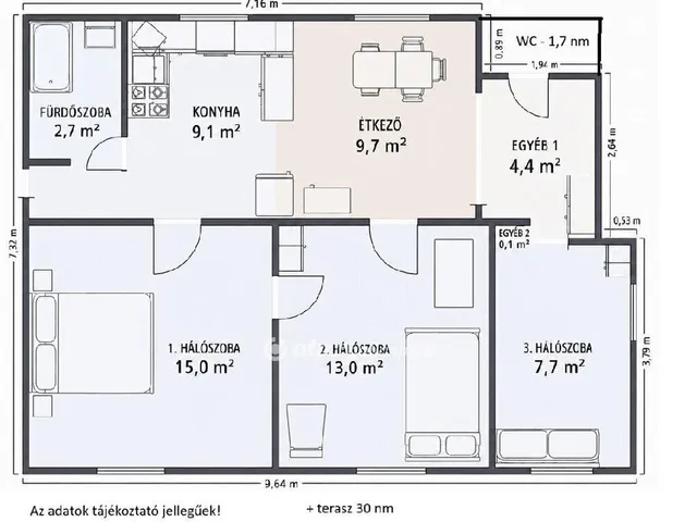 Eladó ház Velence 78 nm