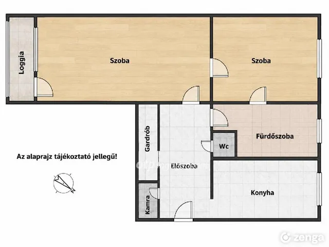 Eladó lakás Budapest XXII. kerület 55 nm
