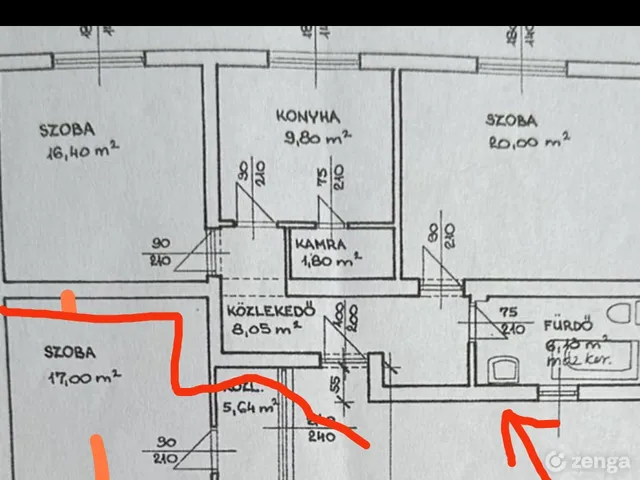 Kiadó ház Budapest XVI. kerület, Rákosszentmihály 61 nm